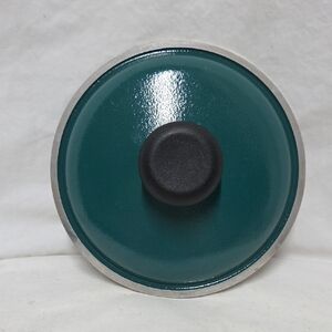 Vintage CLUB Replacement Lid In Emeralf Or Teal Green, 7"